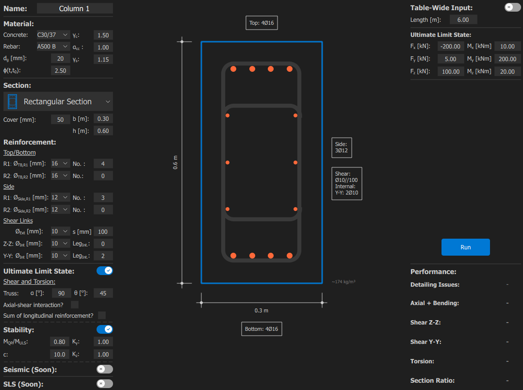 Input Section